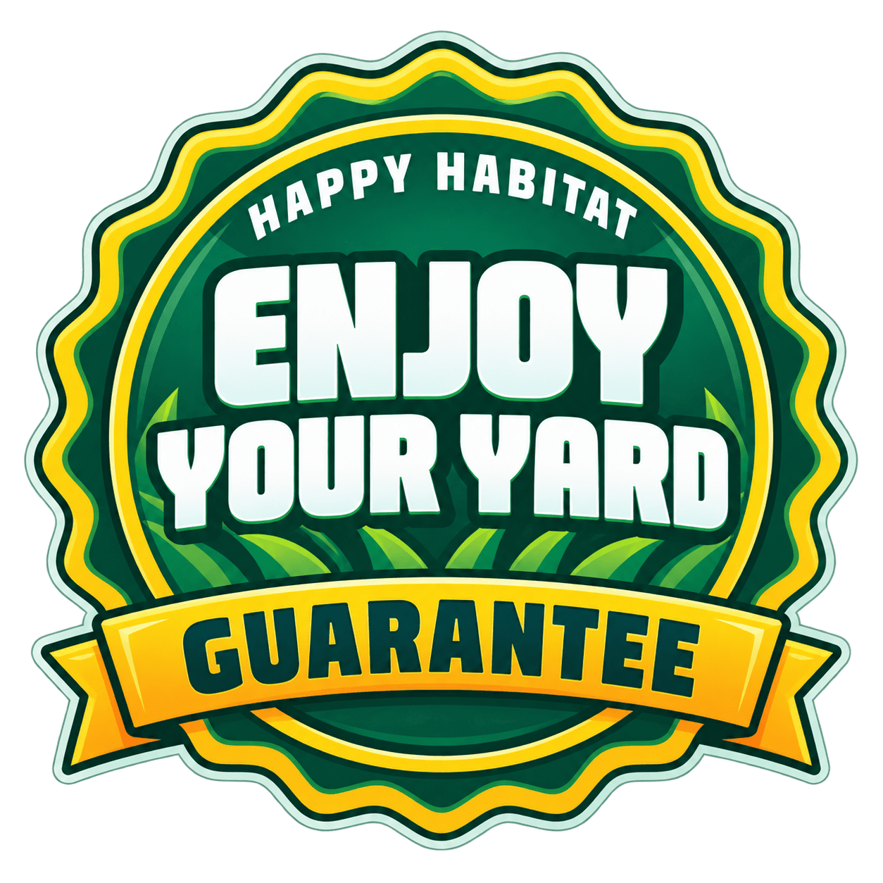 Happy Habitat Enjoy Your Yard Guarantee
